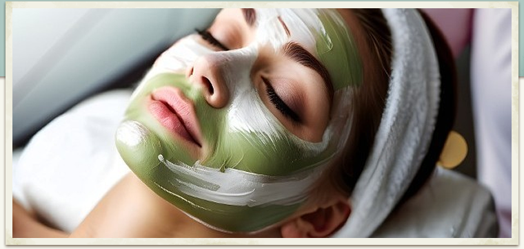 European seaweed facial