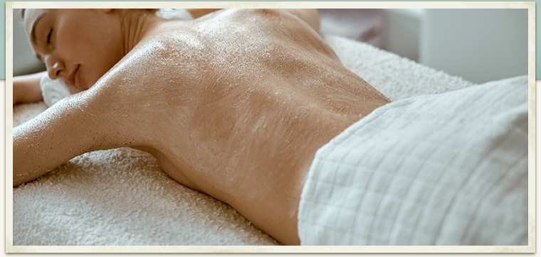 a revitalizing body exfoliation