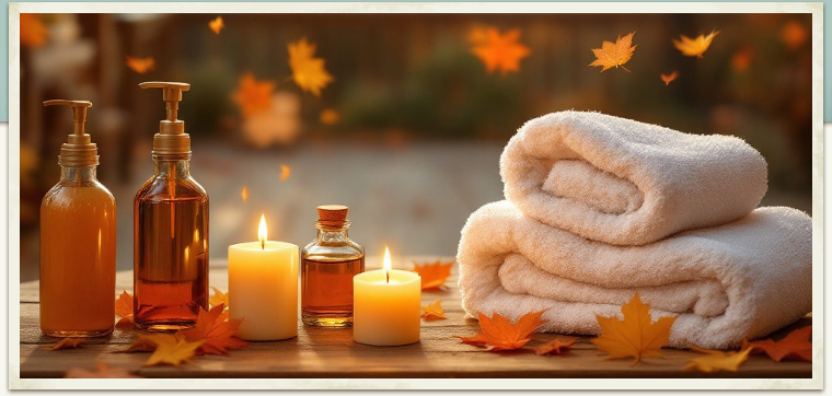Autumn Spa Scene
