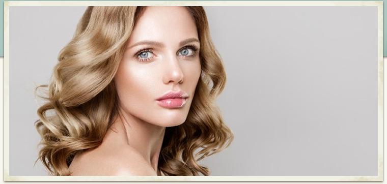 Blonde hair extensions
